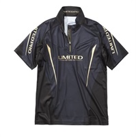 リミテッドプロ　　ハーフジップシャツ　　　ショートスリーブ(リミテッドブラック-2XL)